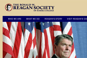 The Ronald W. Reagan Society of Eureka College website redesign